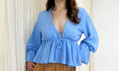 Blusa mangas largas - comprar online