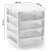 Gaveteiro pequeno conj c/4 andares branco cod.004/4B - comprar online
