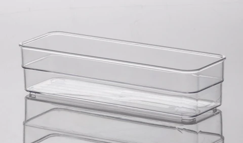 Organizador diamond 22,5x7,5x5,2cm cristal cod.935
