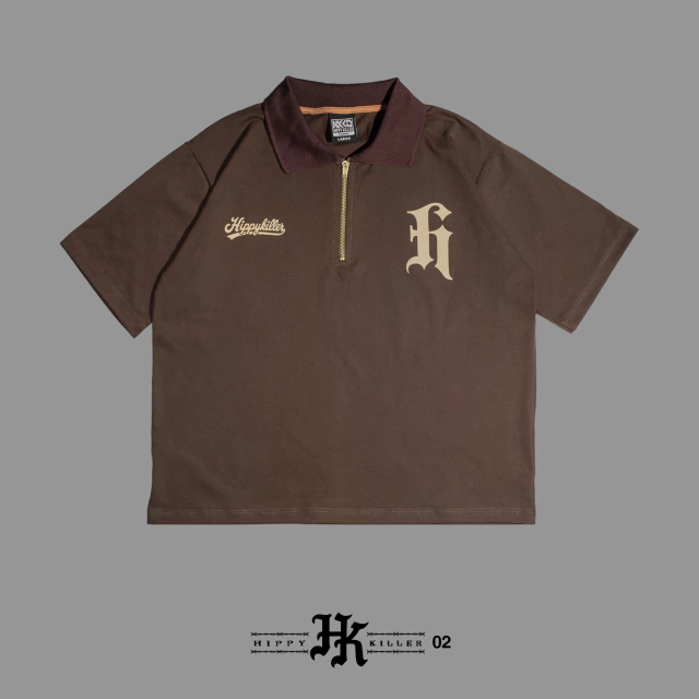 Polo Boxy Zip de Hippy Killer Company
