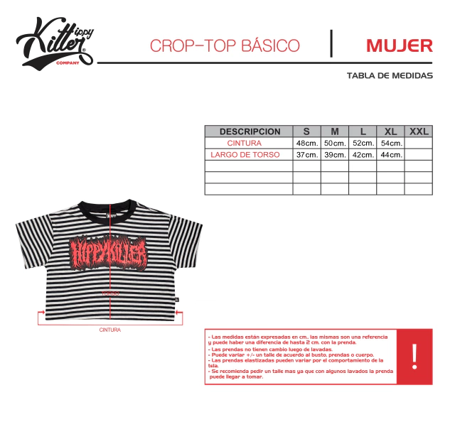Crop killer gothic - Hippy Killer Company — imagen 2