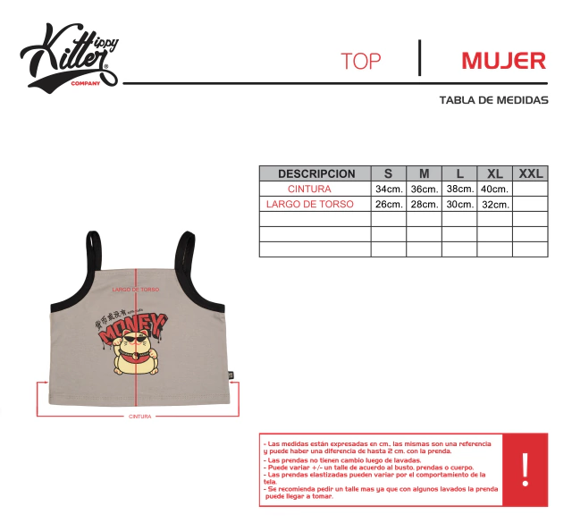 Top rayado Hippy Killer Company — imagen 2