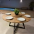 Mesa Estilo Industrial Redonda 160cm - Com Prato Giratório - Antíqua. - EJoin Móveis