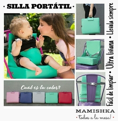 SILLITA DE COMER PORTATIL AQUA