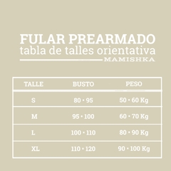 Fular Prearmado Gris Melange - comprar online