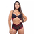 CONJUNTO SENSUAL RENDADO COM BOJO PRETO COM VERMELHO (APENAS M)