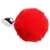 PLUG ANAL METAL PEQUENO POMPOM - comprar online