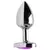 PLUG PEQUENO EM METAL ANAL COM JÓIA - PECADO SANTO SEX SHOP EM NATAL/RN