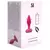 PLUG ANAL COM VIBRADOR E ROTAÇÃO E CONTROLE SEM FIO RECARREGÁVEL