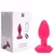 PLUG ANAL COM VIBRADOR E ROTAÇÃO E CONTROLE SEM FIO RECARREGÁVEL
