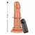 PÊNIS MACIÇO 17,0 X 4,1CM COM VIBRADOR E VENTOSA - comprar online