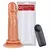 PÊNIS MACIÇO 17,0 X 4,1CM COM VIBRADOR E VENTOSA