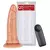 PÊNIS MACIÇO 14 X 3,4CM COM VIBRADOR E VENTOSA