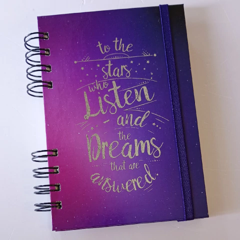 LIBRETA A6 anillada To the stars who listen (ACOTAR)