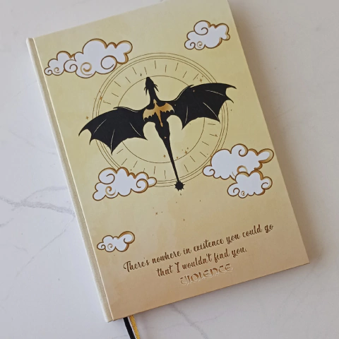 Cuaderno cosido Alas de sangre