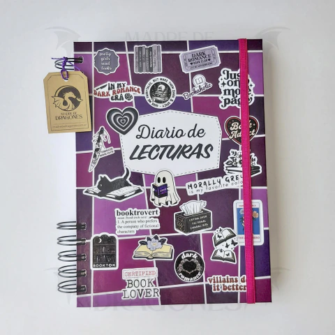 Cuaderno anillado de reseñas literarias (Reading Journal) en stock