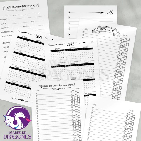 Cuaderno anillado de reseñas literarias (Reading Journal) -2025- - comprar online