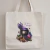 Tote Bag de gabardina cruda- I love magic