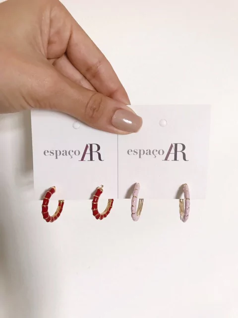 Argola vozza cor única