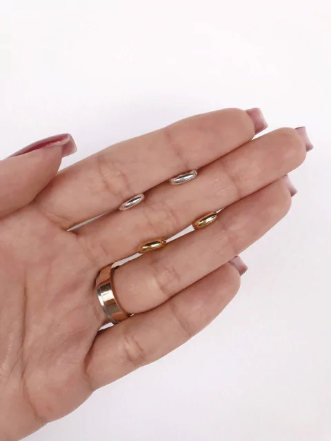 Mini argolinhas lisas joinhas