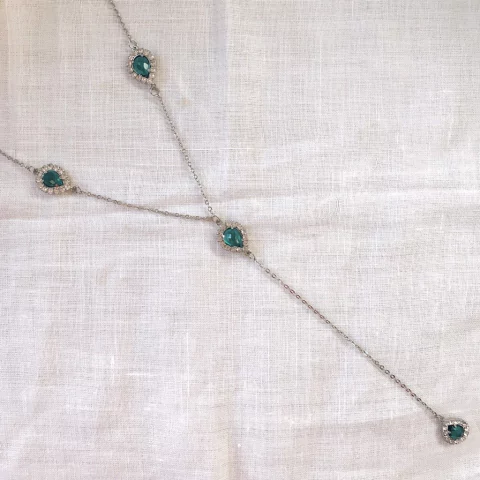 Gravatinha verde esmeralda