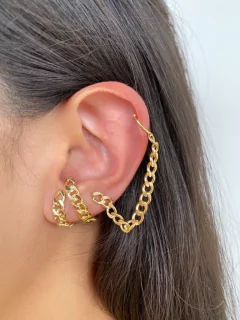 Brinco assimétrico chain - comprar online