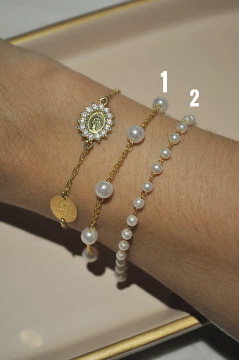 Pulseiras de pérolas