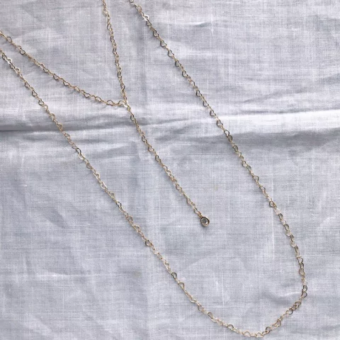 Cordão dois em um de coração