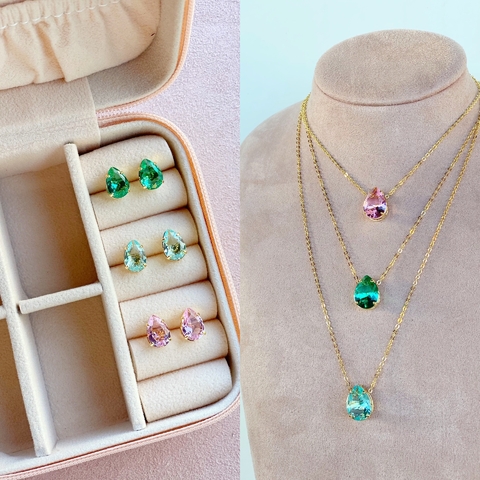 conjunto gotinha dourado