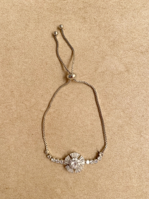 pulseira mandala prateada