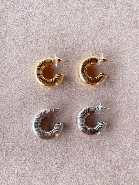 argola tubo com textura