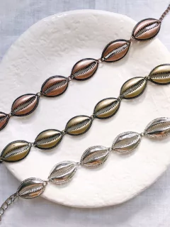 Choker búzio metal grande - comprar online