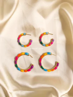 Argola Vozza esmaltada - comprar online