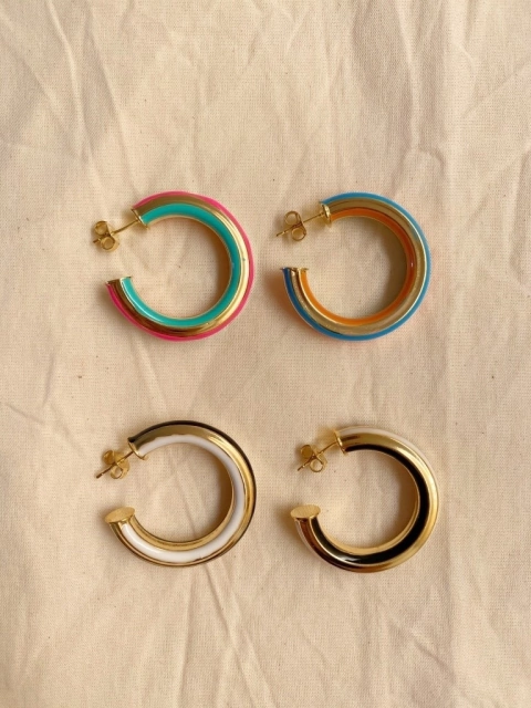 Argola tubo esmaltada