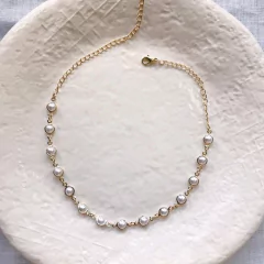 Choker pérolas