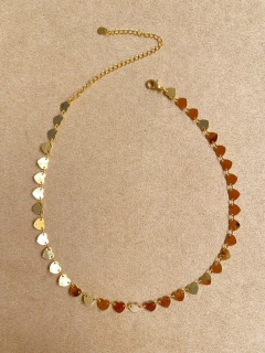 Choker mini corações 