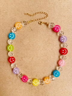 colar smiles com entremeios transparentes
