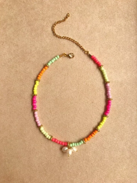 Colar cacho pérola barroca