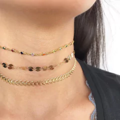 Choker medalhinhas - Espaço A.R