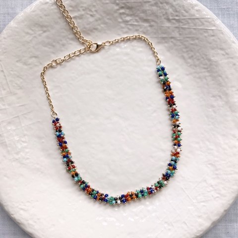 Choker balaio colorido