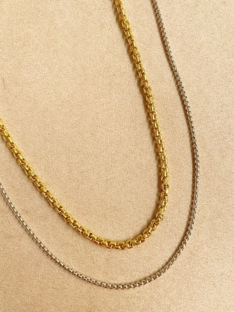 Mini elo dourado e prateado 