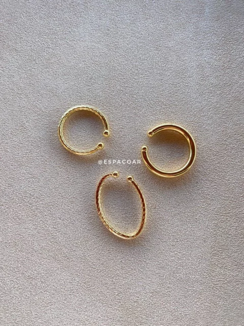 Mix ear hooks dourados