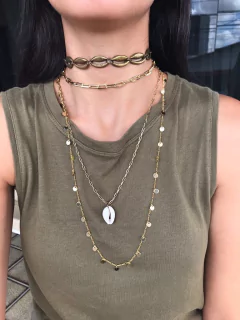 Choker super grossa trama quadrada - comprar online