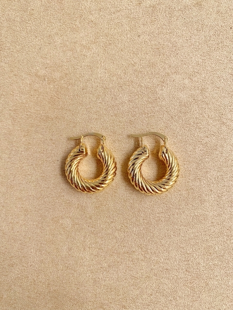 argola tubo com textura