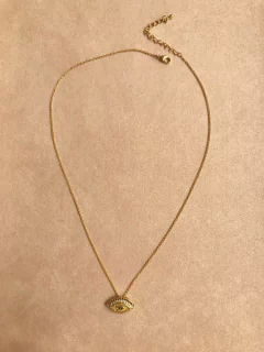 Colar delicado olhinho grego - comprar online