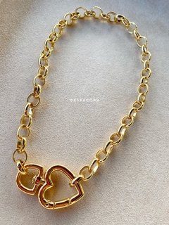 Colar coração gigante  - comprar online