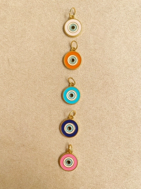 Pingente olho grego esmaltado pequeno 