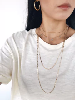 Argola maciça entrelaçada - comprar online