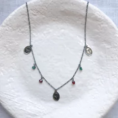 Colar amuletos rainbow