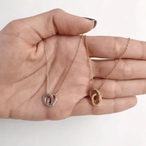 Colar love semi joia